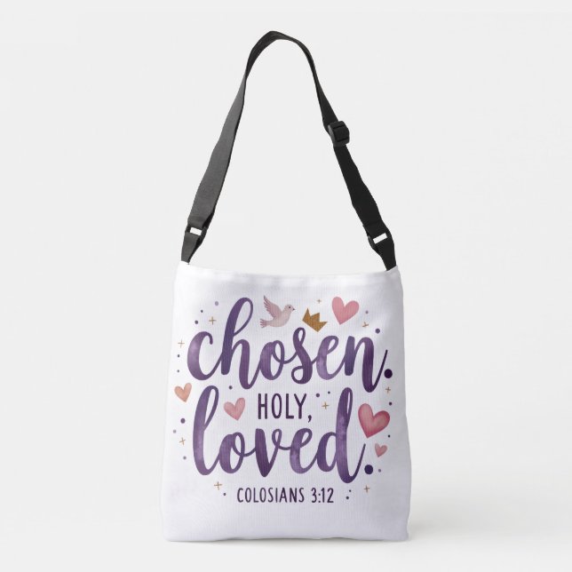 Bag de Tote de Escritura Sagrada Escolhida (Verso)
