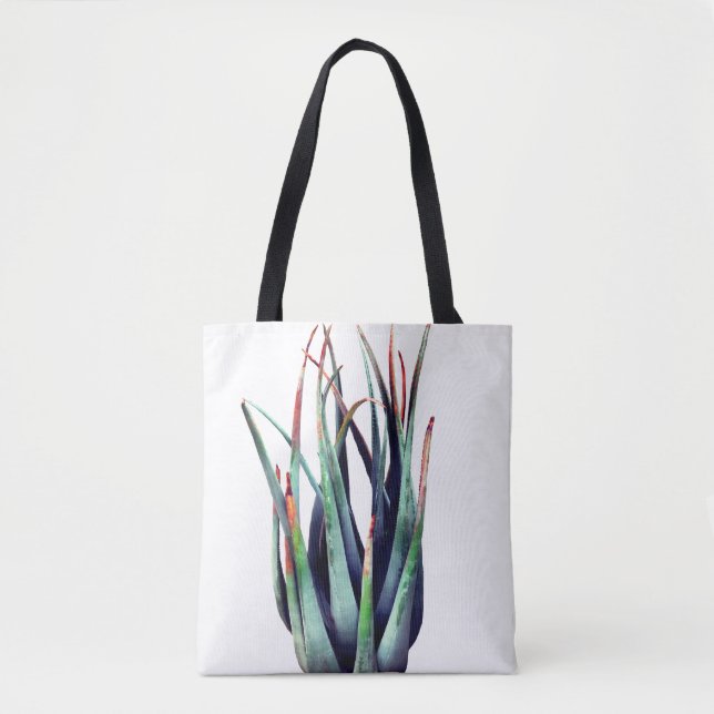 Bag de Tote de Foto da Planta ALoe (Frente)