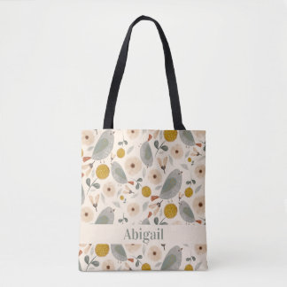 Bag de Tote de Pássaros Doce