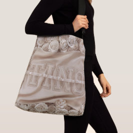 Bag de Tote de Rosa Bordado TINO