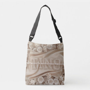 Bag de Tote de Rosa Bordado TINO