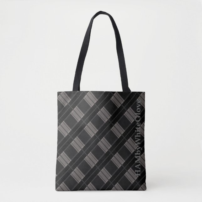 Bag de Tote de Xadrez Personalizada HAMbyWG (Frente)