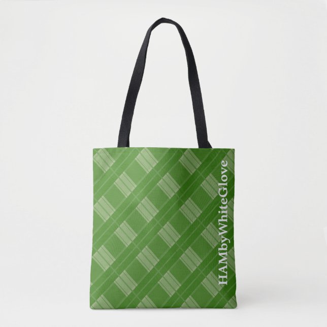 Bag de Tote de Xadrez Personalizada HAMbyWG (Frente)
