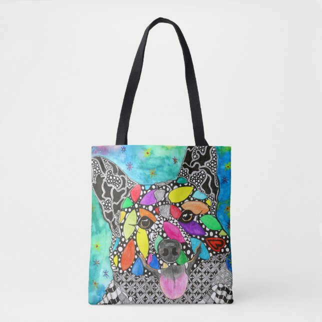 Bag de Tote Galês, de Pembroke e Colorida (Frente)