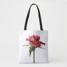 Bag Floral Rosa Tote Elegante