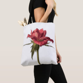Bag Floral Rosa Tote Elegante