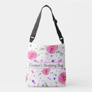 Bag Floral Tote   Corpo Cruzado Personalizado