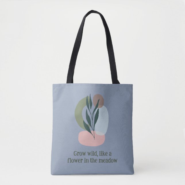 Bag Floral Tote - Elegância Artística (Frente)