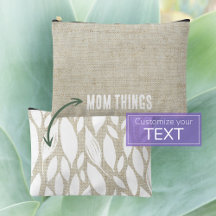 Bag Mínima de Linen Cosmética de Dia de as mães Si