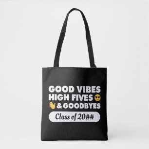 Bag Tote Mensagem de Graduação de Boas Vibes