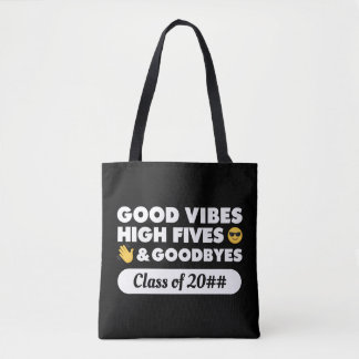 Bag Tote Mensagem de Graduação de Boas Vibes