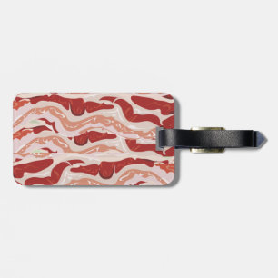 Bagagem A etiqueta de Viagem do bacon