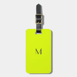 Bagagem amarelo fluorescente - acrescentar etiqueta de bag