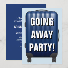 Bagagem Azul| Adeus| Convite para Festa em Saída