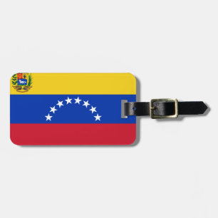 Bagagem Bandeira da Venezuela Etiqueta de bagagens com cor