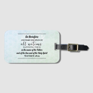 Bagagem Bíblia de viagem da etiqueta de bagagens