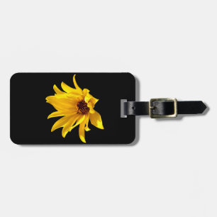 Bagagem Cabeça de margarida amarela Helenium Etiqueta de B