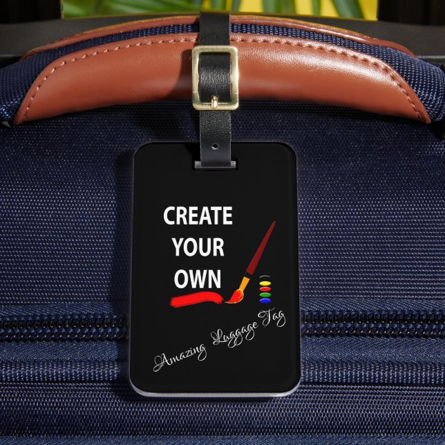Bagagem Criar Etiqueta de Bagagem, Personalizada, com marc (Frente Insitu 2)