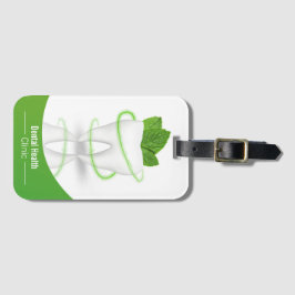 Bagagem Dente De Folha De Mente Médica Dental - Etiqueta D