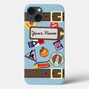 Bagagem do viagem com caso do iPhone 6 das