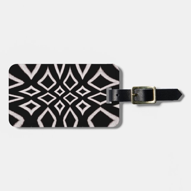 Bagagem Etiqueta de Bagagem_Padrão de Zebra (Frente Horizontal)