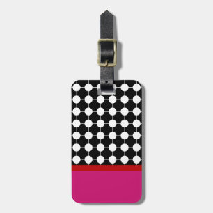 Bagagem Etiqueta de Bolinhas de Bloco de Cores Personalizá