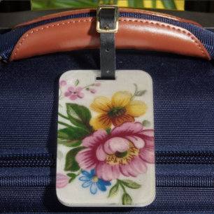 Bagagem Etiqueta de Buquê Floral para Taça Tea