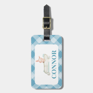 Bagagem Etiqueta de Carro Race Gingham School Bag