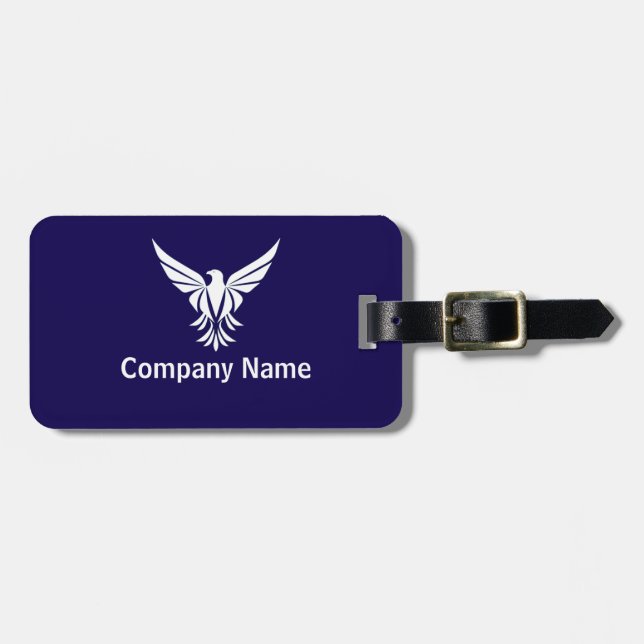Bagagem Etiqueta de Identificação Empresarial Personalizáv (Frente Horizontal)
