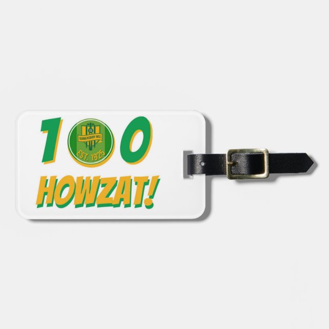 Bagagem Etiqueta de kit central de Gunns (Frente Horizontal)