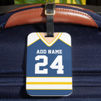 Bagagem Etiqueta de Número/Nome Personalizado de Jersey de