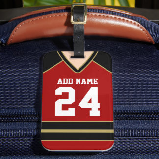 Bagagem Etiqueta de Número/Nome Personalizado de Jersey de