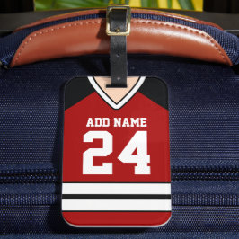 Bagagem Etiqueta de Número/Nome Personalizado de Jersey de