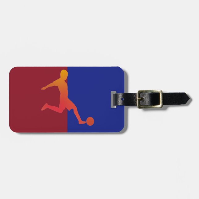 Bagagem Etiqueta de Saco de Futebol (Frente Horizontal)