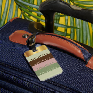 Bagagem Etiqueta de Viagem Chic