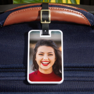Bagagem Etiqueta de Viagem de Fotografia e Informações