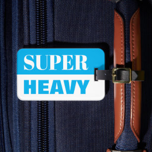 Bagagem Etiqueta de viagem de mala super pesada com correi