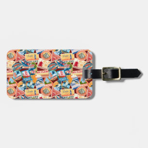 Bagagem Etiqueta de Viagens vintage