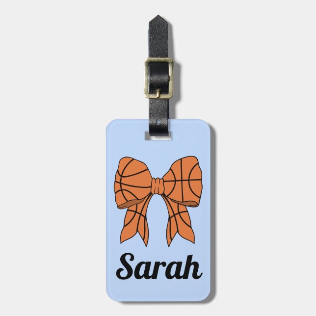 Bagagem Etiqueta Personalizada de Bolsa de Basquete (Frente Vertical)