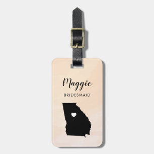 Bagagem Geórgia Mapear Etiqueta de Bagagem, Boas-vindas Fe