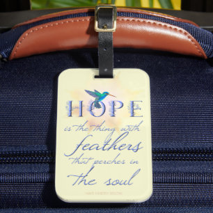 Bagagem Hummingbird Hope - Etiqueta de bagagens
