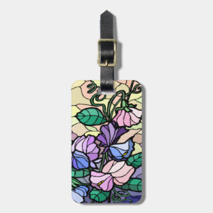 Bagagem Lily De Vidro De Mancha Personalizada Da Etiqueta