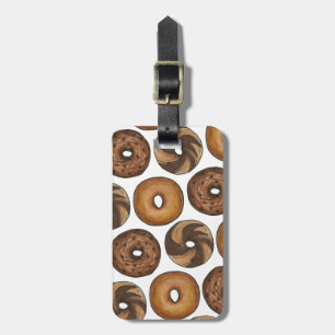 Bagagem NYC New York Bagels Personalizado Etiqueta de Baga