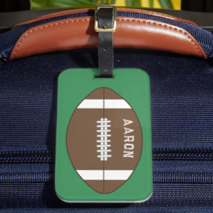 Bagagem Presente da etiqueta de bagagens de futebol person