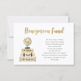 Bagagens + Cartão para o Fundo de lua de mel