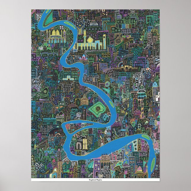 Baghdad Nights - Impressão (Frente)