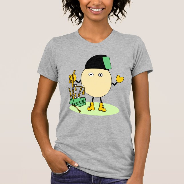 Bagpipe Egghead T-Shirt (Frente)