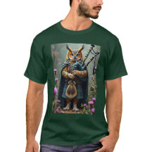 Bagpiper Owl T-shirt