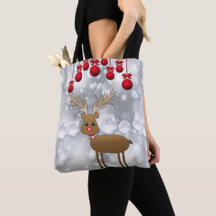 Bags de Tote de Mulheres de Natal, Reindeer