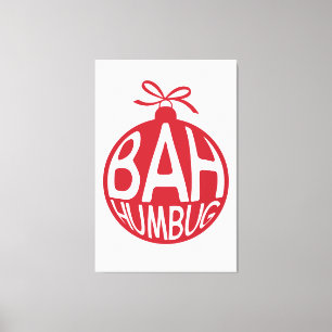 Bah Humbug Enfeites de natal Decoração Floco de Ne